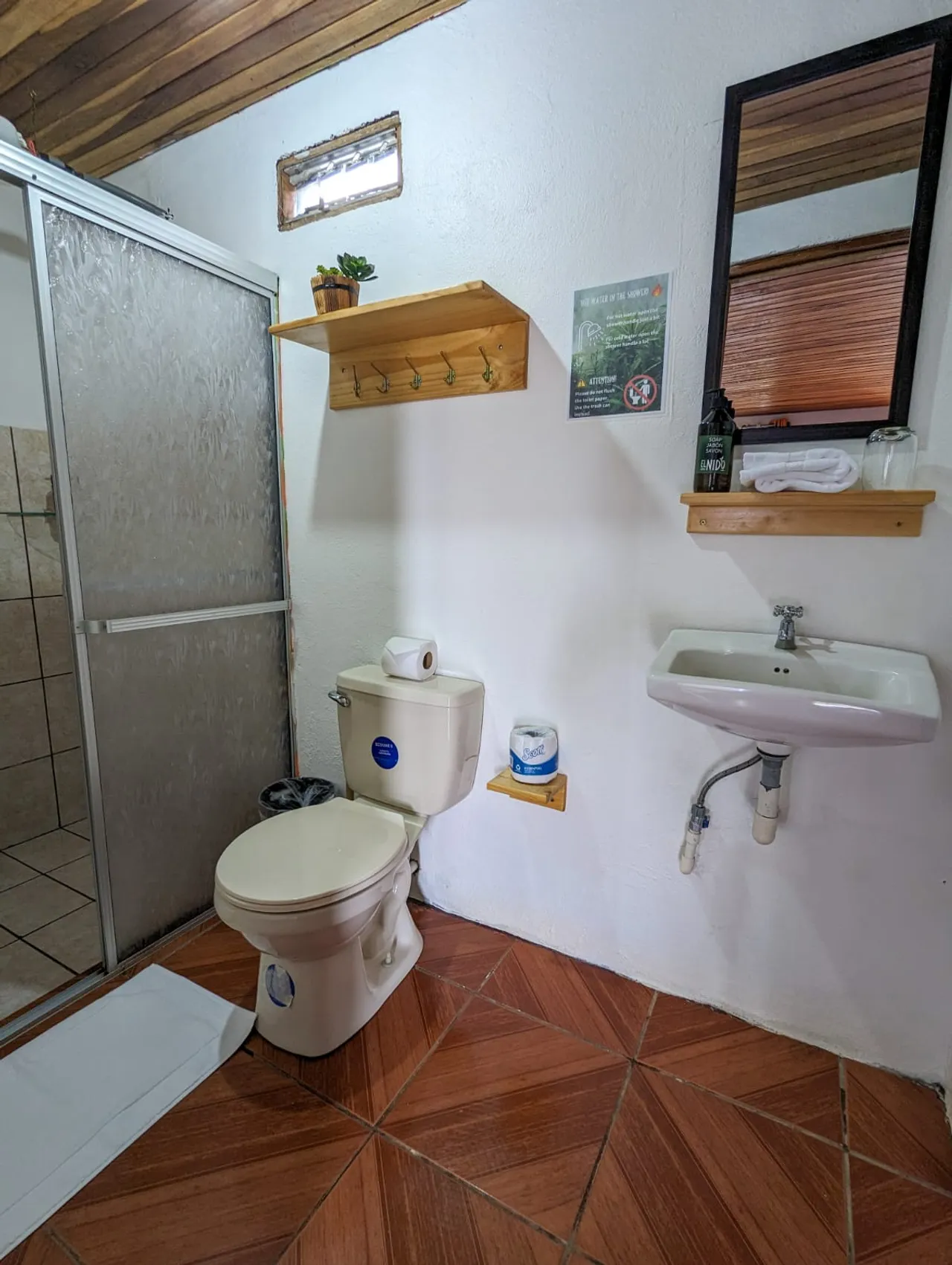 Baño privado con ducha