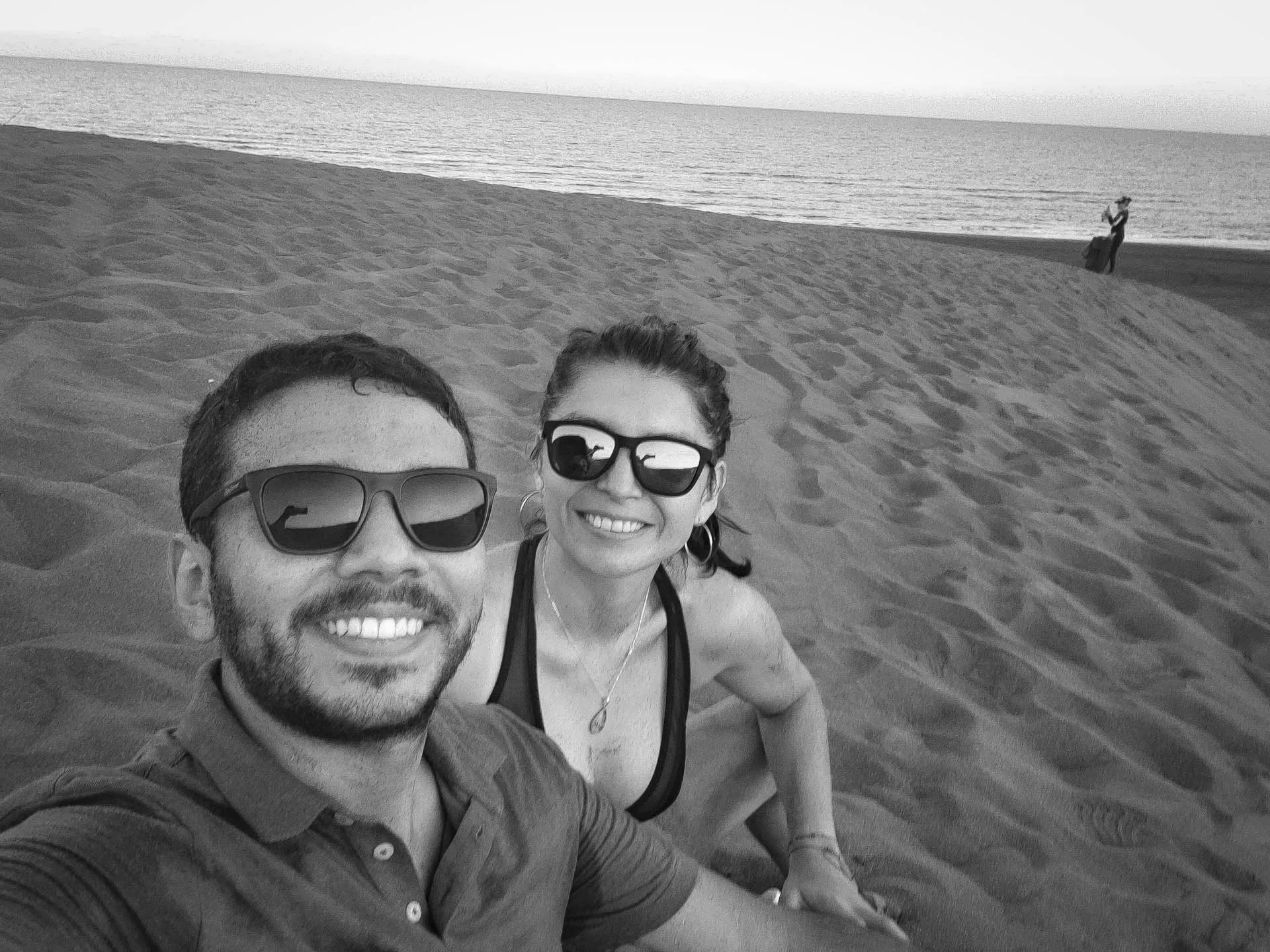 Pablo y Susana, dueños de El Nido Lodge